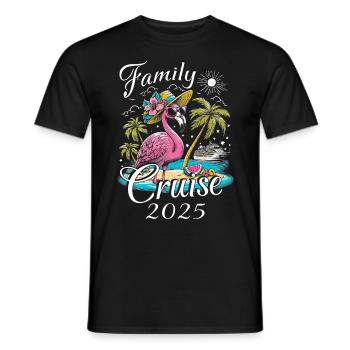 Family Cruise 2025 - Männer T-Shirt - Schwarz - Vorne - AI Model Male 178 light (178cm)