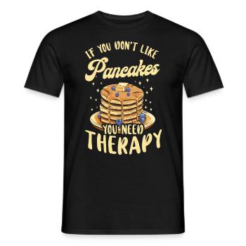 Les enfants amateurs de crêpes si vous ne le faites pas - T-shirt homme - noir - Devant - AI Model Male 178 light (178cm)