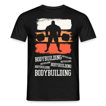 Bodybuilding Bodybuilder Gewichtheben Kraftsport - Männer T-Shirt - Schwarz - Vorne - AI Model Male 178 light (178cm)