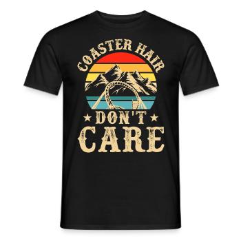 Montagnes russes - T-shirt homme - noir - Devant - AI Model Male 178 light (178cm)