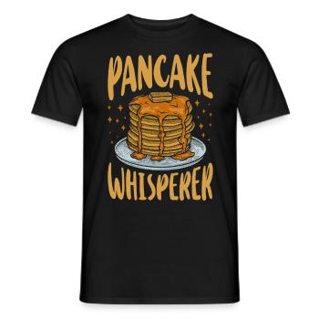 Pancake Lover Kids Pancake - Men's T-Shirt - black - Front - AI Model Male 178 light (178cm)