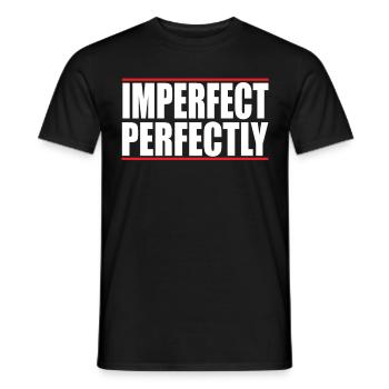 Imperfect Perfectly - Men's T-Shirt - black - Front - AI Model Male 178 light (178cm)