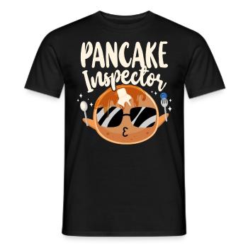 Pancake Lover Kids Pancake - Men's T-Shirt - black - Front - AI Model Male 178 light (178cm)