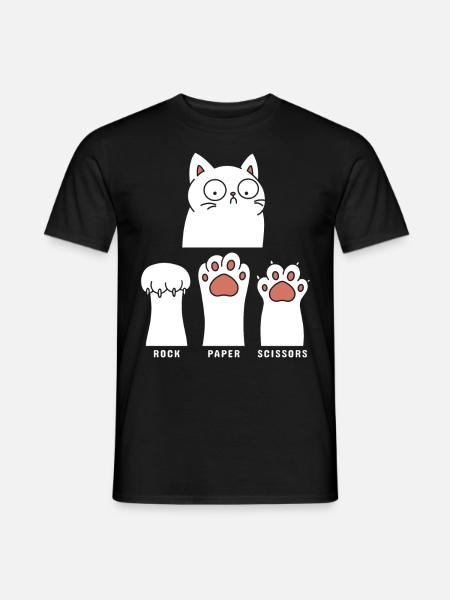 Rock Paper Scissors - Men's T-Shirt - black