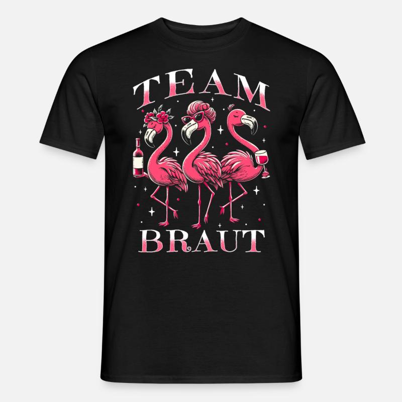 Team Braut - Männer T-Shirt - Schwarz