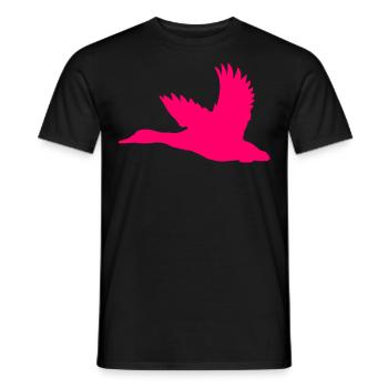 Ente – Perfekt für Jäger und Naturfreunde - Männer T-Shirt - Schwarz - Vorne - AI Model Male 178 light (178cm)