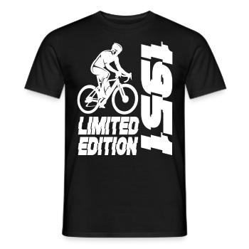 Édition limitée 1951 Édition limitée anniversaire - T-shirt homme - noir - Devant - AI Model Male 178 light (178cm)