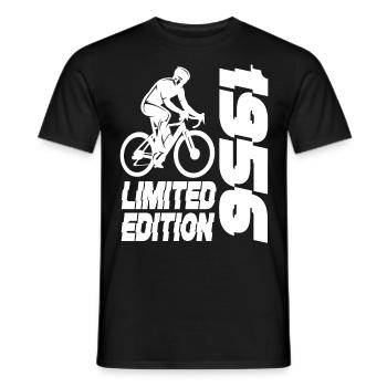 Édition limitée 1956 édition limitée anniversaire - T-shirt homme - noir - Devant - AI Model Male 178 light (178cm)