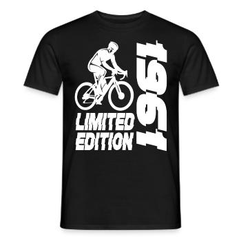 Édition limitée 1961 édition limitée anniversaire - T-shirt homme - noir - Devant - AI Model Male 178 light (178cm)