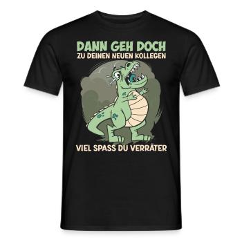 Kündigung Kollege Dann Geh Doch Abschied - Männer T-Shirt - Schwarz - Vorne - AI Model Male 178 light (178cm)