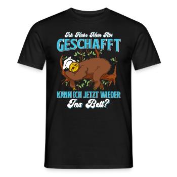 Abiturient Habe Mein Abi Geschafft Abschluss - Männer T-Shirt - Schwarz - Vorne - AI Model Male 178 light (178cm)