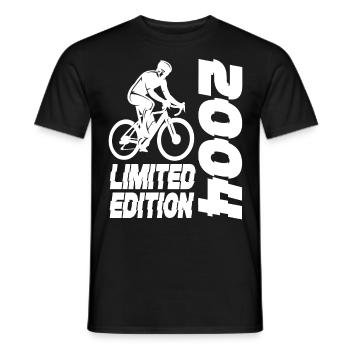 Limited Edition 2004 Limited Edition Fahrrad - Männer T-Shirt - Schwarz - Vorne - AI Model Male 178 light (178cm)