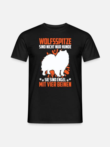 Wolfsspitz Habe einen Deutscher Wolfsspitz - Männer T-Shirt - Schwarz