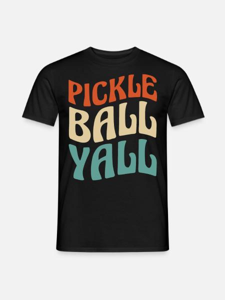 Le pickleball - T-shirt homme - noir
