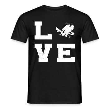 Plongeur Plongeur Hommes Plongeur Femme Plongeur - T-shirt homme - noir - Devant - AI Model Male 178 light (178cm)