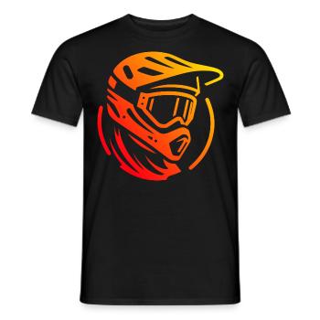 VTT Cycliste VTT Cyclisme VTT Vététiste - T-shirt homme - noir - Devant - AI Model Male 178 light (178cm)