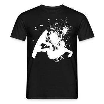 Kitesurfer Femmes Kitesurf Kitesurf Kitesurf Kitesurf - T-shirt homme - noir - Devant - AI Model Male 178 light (178cm)