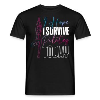 Pilates Instructor Teacher I Hope - Männer T-Shirt - Schwarz - Vorne - AI Model Male 178 light (178cm)