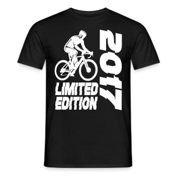 Limited Edition 2017 Limited Edition Fahrrad - Männer T-Shirt - Schwarz - Vorne - AI Model Male 178 light (178cm)