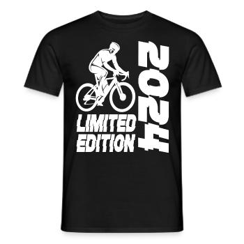 Vélo en édition limitée 2024 en édition limitée - T-shirt homme - noir - Devant - AI Model Male 178 light (178cm)