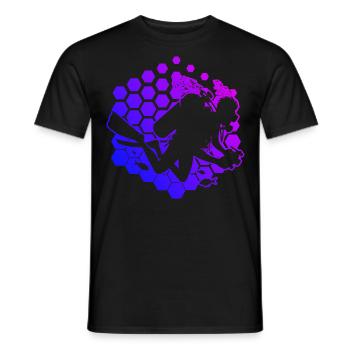 Scuba Diver Scuba Diver Scuba Diving - Men's T-Shirt - black - Front - AI Model Male 178 light (178cm)