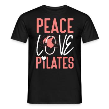 Pilates Instructor Teacher Girl - Männer T-Shirt - Schwarz - Vorne - AI Model Male 178 light (178cm)