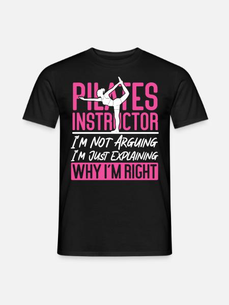 Pilates Instructor Teacher Pilates - Men's T-Shirt - black