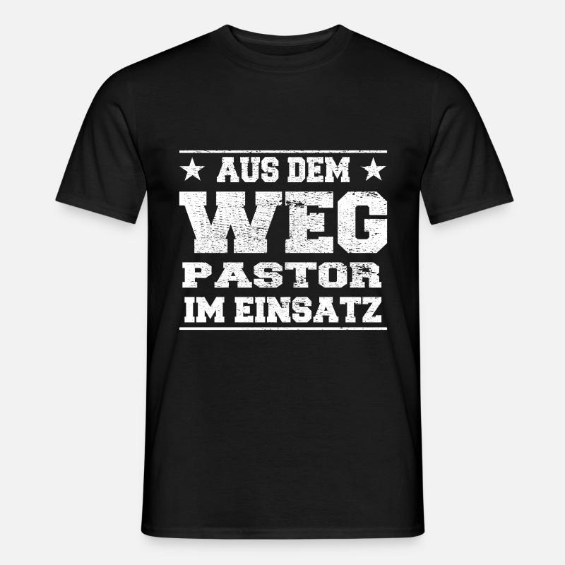 Pasteur à l’écart dans Action Design - T-shirt homme - noir