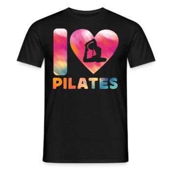Pilates Instructor Teacher Heart - Männer T-Shirt - Schwarz - Vorne - AI Model Male 178 light (178cm)