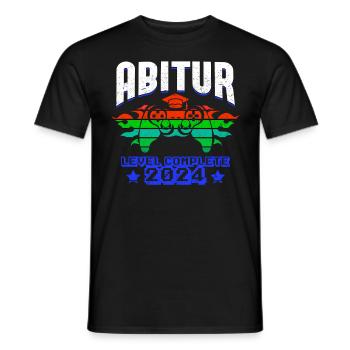 Abitur 2024 ABI Schulabschluss Abiturienten - Männer T-Shirt - Schwarz - Vorne - AI Model Male 178 light (178cm)