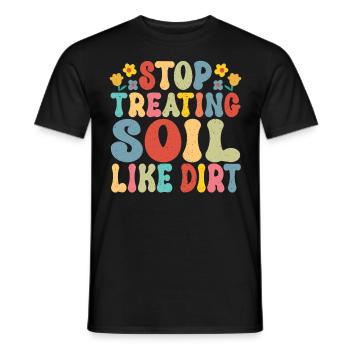 Agriculture Teacher Farmer Women in Agriculture - Men's T-Shirt - black - Front - AI Model Male 178 light (178cm)