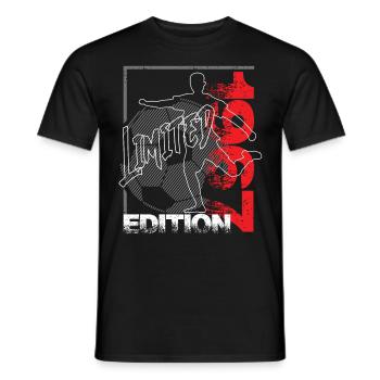Édition limitée 1967 Édition limitée Football - T-shirt homme - noir - Devant - AI Model Male 178 light (178cm)