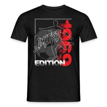 Édition limitée 1969 Édition limitée Football - T-shirt homme - noir - Devant - AI Model Male 178 light (178cm)
