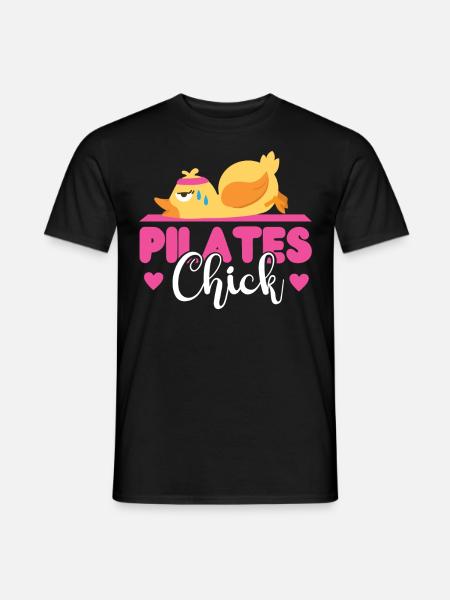 Pilates Instructor Teacher Chicken - Men's T-Shirt - black