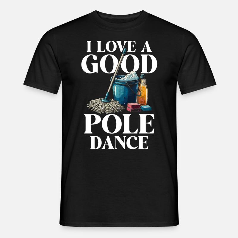 I Love A Good Pool Dance - Männer T-Shirt - Schwarz