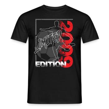 Limited Edition 2009 Limited Edition Fußball - Männer T-Shirt - Schwarz - Vorne - AI Model Male 178 light (178cm)