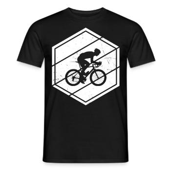 Hommes Cyclistes sur route Cyclisme sur route Cyclisme sur route - T-shirt homme - noir - Devant - AI Model Male 178 light (178cm)
