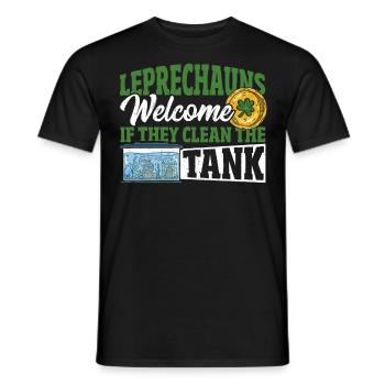 Aquarist Fischsammler Fischhaltung St. Patricks - Männer T-Shirt - Schwarz - Vorne - AI Model Male 178 light (178cm)
