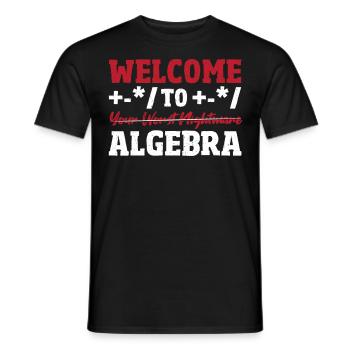 Formules Pi Math Teacher Math Cadeaux liés aux mathématiques - T-shirt homme - noir - Devant - AI Model Male 178 light (178cm)