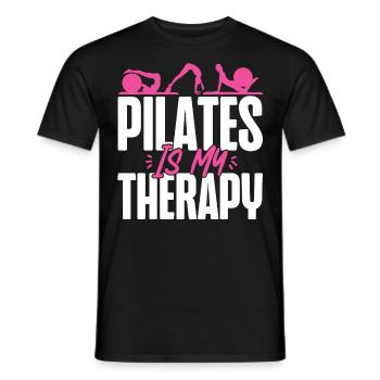 Pilates Instructor Teacher Pilates - Männer T-Shirt - Schwarz - Vorne - AI Model Male 178 light (178cm)