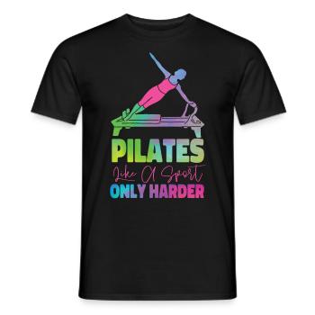Pilates Instructor Teacher - Männer T-Shirt - Schwarz - Vorne - AI Model Male 178 light (178cm)