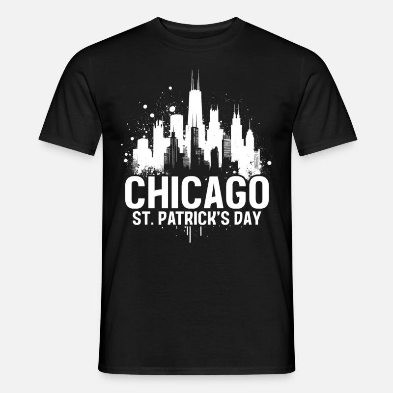 Chicago St. Patrick's Day - Männer T-Shirt - Schwarz