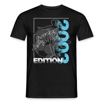 Édition limitée 2003 Édition limitée Football - T-shirt homme - noir - Devant - AI Model Male 178 light (178cm)