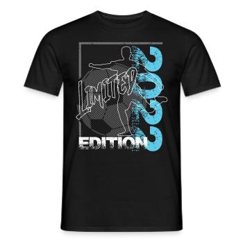Édition limitée 2022 Édition limitée Football - T-shirt homme - noir - Devant - AI Model Male 178 light (178cm)