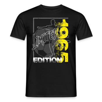 Édition limitée 1965 Édition limitée Football - T-shirt homme - noir - Devant - AI Model Male 178 light (178cm)