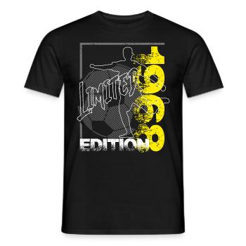 Limited Edition 1968 Limited Edition Football - Men's T-Shirt - black - Front - AI Model Male 178 light (178cm)