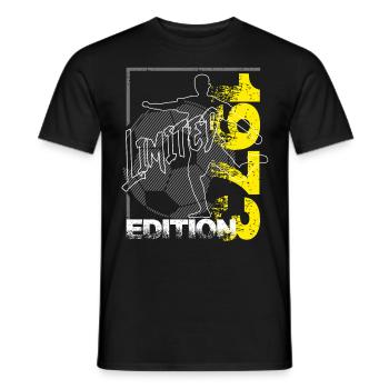 Limited Edition 1973 Limited Edition Fußball - Männer T-Shirt - Schwarz - Vorne - AI Model Male 178 light (178cm)