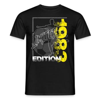 Limited Edition 1983 Limited Edition Fußball - Männer T-Shirt - Schwarz - Vorne - AI Model Male 178 light (178cm)