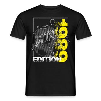 Limited Edition 1989 Limited Edition Football - Men's T-Shirt - black - Front - AI Model Male 178 light (178cm)