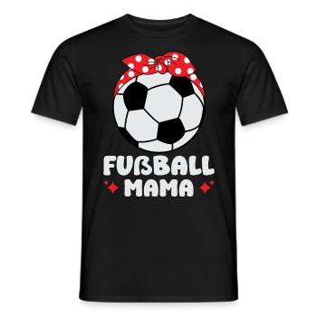Fußball Mama - Männer T-Shirt - Schwarz - Vorne - AI Model Male 178 light (178cm)